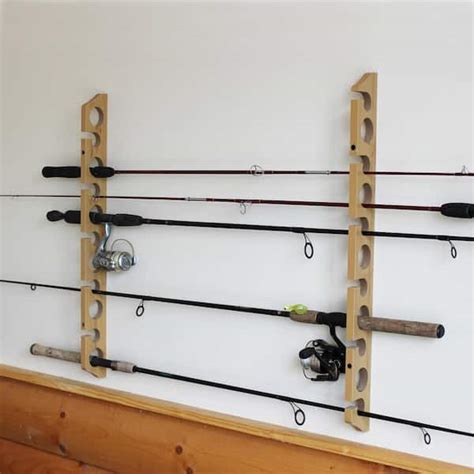 Fishing Equipment Sporting Goods Fishing Rod Rack Pole Reel Holder