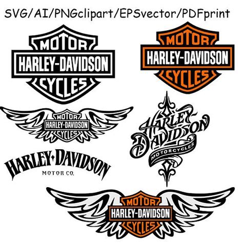 Silhouette Harley Davidson Logo Svg Marivalkiria