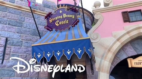 Sleeping Beauty Castle Walkthrough Disneyland 2019 Youtube