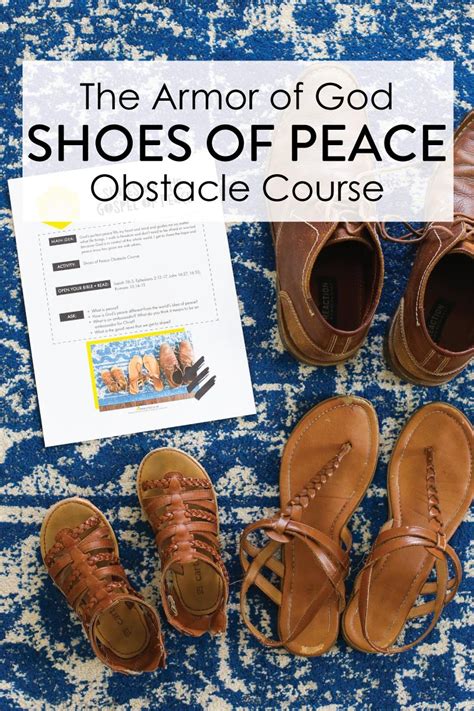The Armor Of God Shoes Of The Gospel Of Peace Obstacle Course For Kids