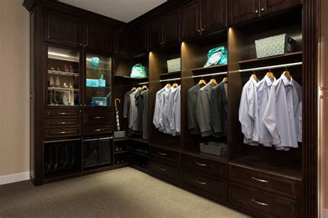 Campbell Showroom Closet With Led Lighting Traditional Closet San