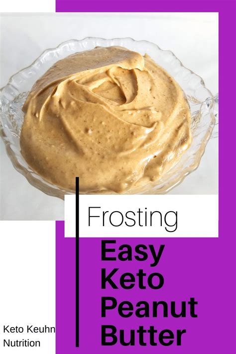 This Peanut Butter Keto Frosting Recipe Is Super Easy To Make And Gives A Nice Buttercream