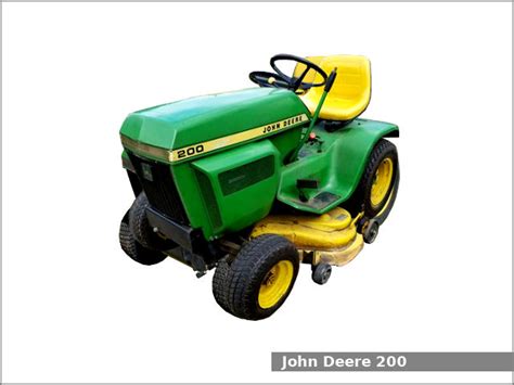 John Deere 200 Lawn Tractor Review And Specs Tractor Specs