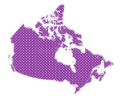 Plain Map Of Canada Stock Vector Illustration Of Stitch 139840625