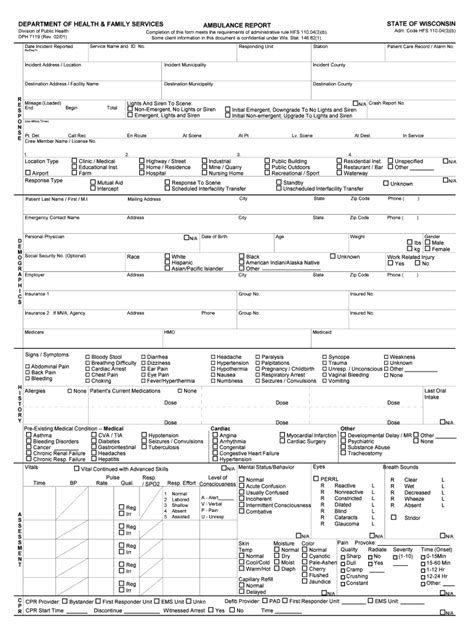 Ems Pcr Template Pdf 2001 2024 Form Fill Out And Sign Printable Pdf