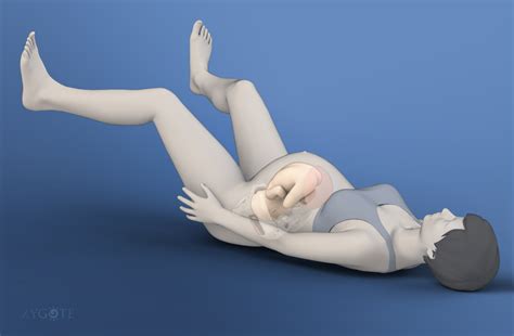 What is happening at 9 weeks pregnant? Zygote::Solid 3D Pregnant Female