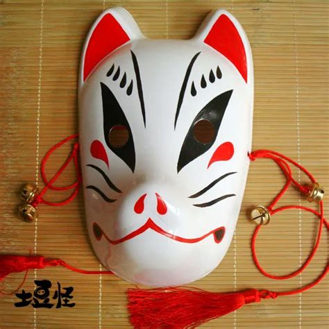 Hand Painted Fox Mask Endulge Japanese Cartoon Pvc Mask