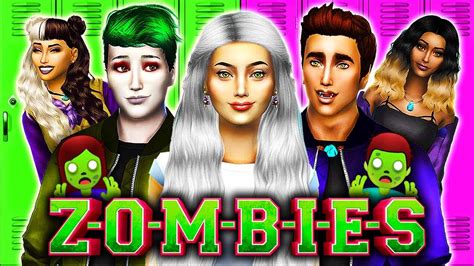 🧟‍♂️ Disney Zombies 2 Sims 4 Ep 1 🧟‍♀️ Zombies Vs Wolves 🐺 Z O M B I
