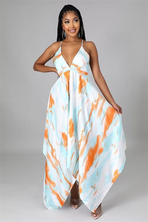 Aruba Vacation Dress Multi Spring Outfits Casual Stretch Dress Fashion