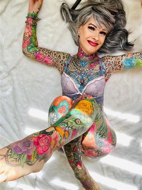 Tattoo Fan 55 On Mission To Prove Older People Can Also Look Good