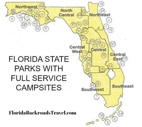 29 Florida National Parks Map Maps Database Source
