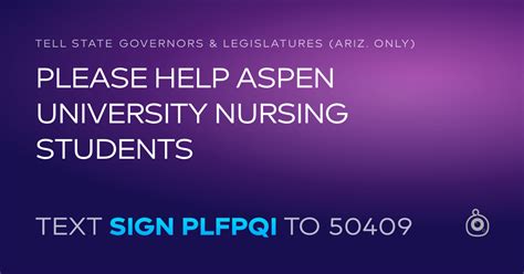 Resistbot Petition Please Help Aspen University Nursing Students Ariz