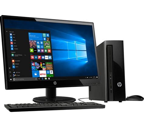Buy Hp 260 A104na Desktop Pc And 22kd Full Hd 215 Led Monitor Free