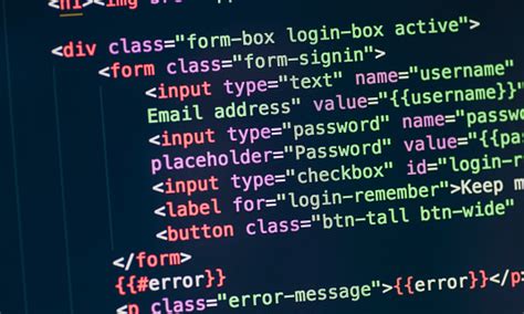 Html Code On Computer Screen Stock Photo Download Image Now Istock