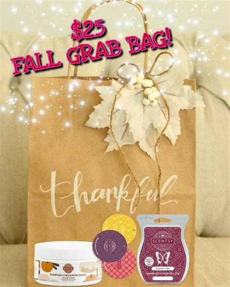 Fall Mystery Grab Bags Who Would Like One Only And Days Left Scentsy Sample Ideas