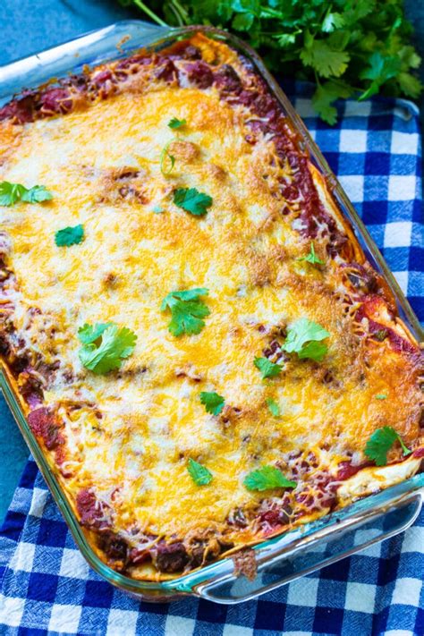 Mexican Lasagna Spicy Southern Kitchen