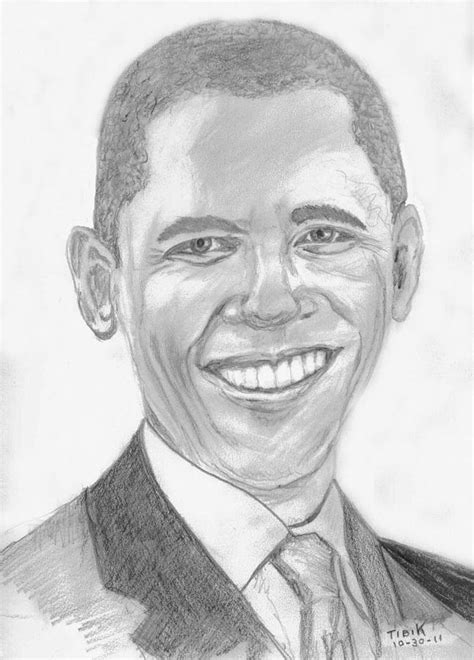 See more of barack obama on facebook. Barack Obama Drawing by Tibi K
