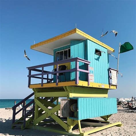 When The Colourful Lifeguard Towers Of South Beach Give You Strict