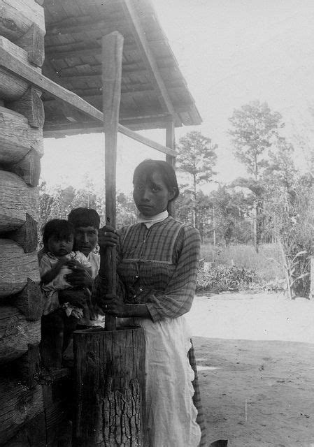 Mother Choctaw Making Hominy 1934 Via Flickr The Stewarts Have A