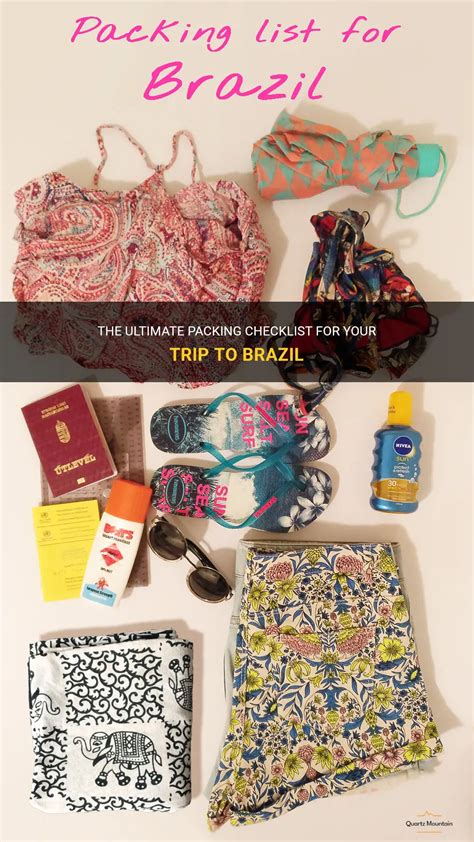 The Ultimate Packing Checklist For Your Trip To Brazil Quartzmountain