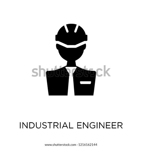 Industrial Engineer Icon Industrial Engineer Symbol Stock Vector