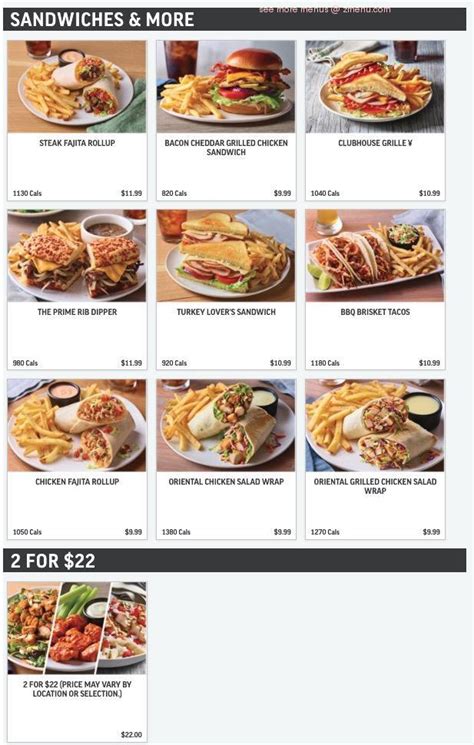 All of coupon codes are verified and tested today! Online Menu of Applebees Grill + Bar Restaurant, Natchez ...