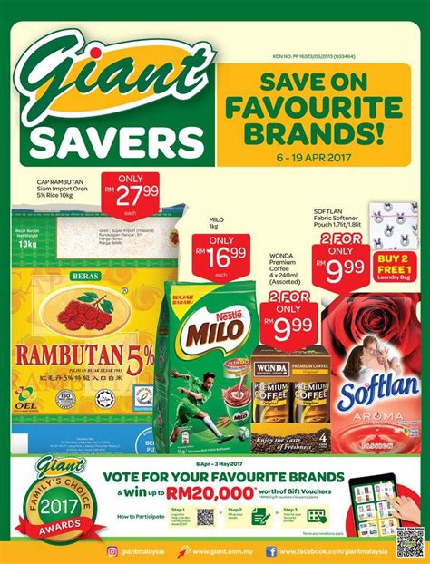 Our web site contains many offers from third party entities which may allow you to order, receive, or redeem various products and services by businesses that are not owned or operated by us. Giant Catalogue Savers: MILO 1kg RM16.99, WONDA Coffee 8 X ...