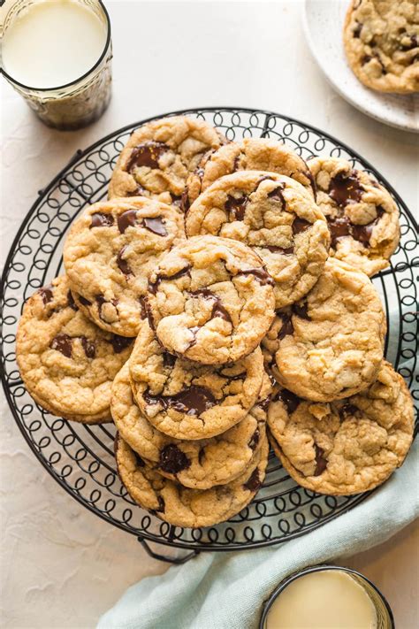 Bakery Style Chocolate Chip Cookies Nourish And Fete