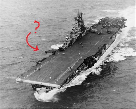 Can Anyone Tell Me Whats Going On In This Photo Wwii Aircraft Carrier