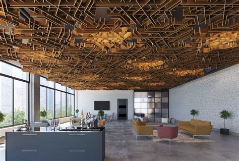 17 Ways To Bring Decorative Ceiling Panels Into Your Office Decor Arktura