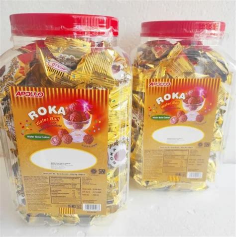 Apollo Roka Wafer Ball Coklat Toples Isi 70pcs Lazada Indonesia