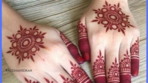 Easy Simple Mehndi Design On Back Hands Gol Tikki Mehndi Designs