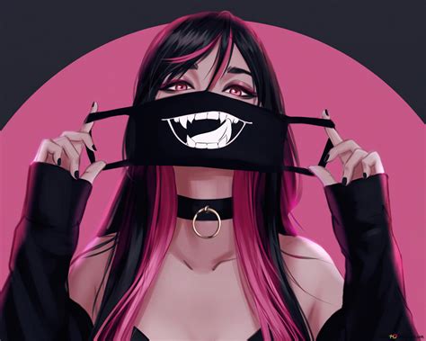 Download Free 100 Bad Girl Anime Mask Wallpapers