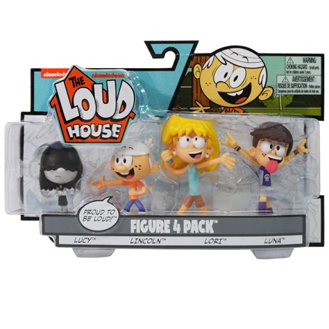 The Loud House 3″ Figure 4 Pack
