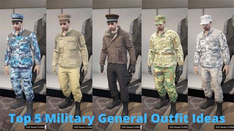 Gta V Online Military General Outfit Ideas Youtube
