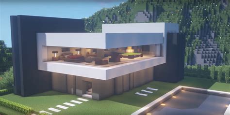 Fachada Modern House Plans Contemporary House Plans Minecraft House