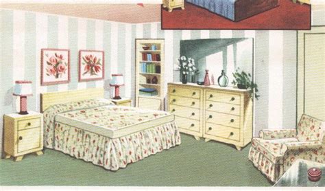 The bedroom is your sanctuary. 1950s bedroom decor mid century house interior design ...