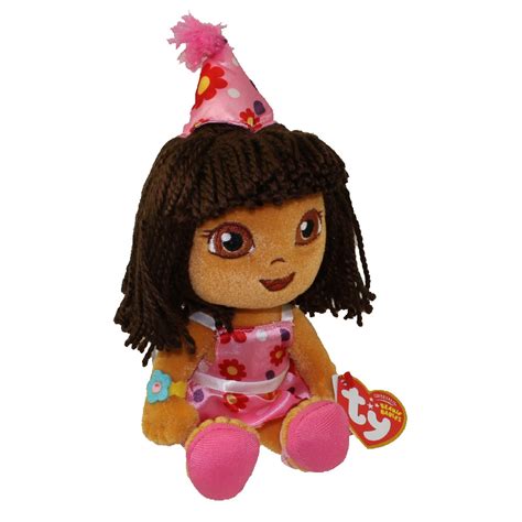 Ty Beanie Baby Dora The Explorer Happy Birthday Version