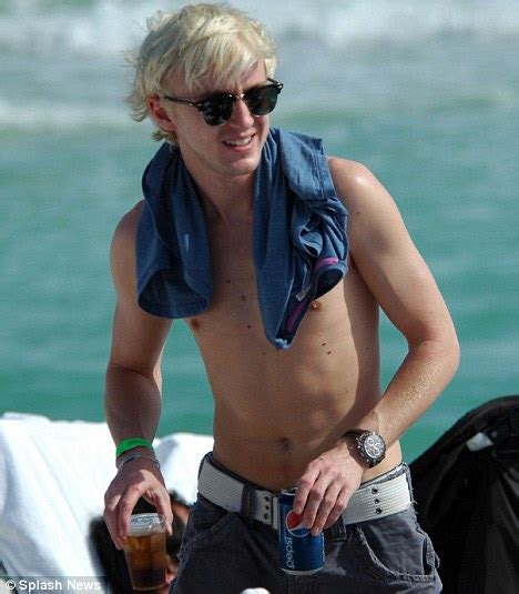 Harry Potter Actor Tom Felton Whips His Top Off During A Sunshine Break