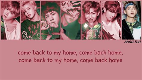 Bts 방탄소년단 Come Back Home Color Coded Hanromeng Lyrics Youtube