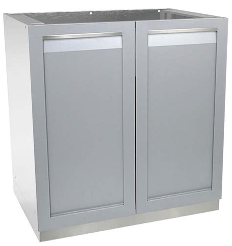 Gray Stainless Steel Outdoor Kitchen Cabinets 4 Life Outdoor Inc