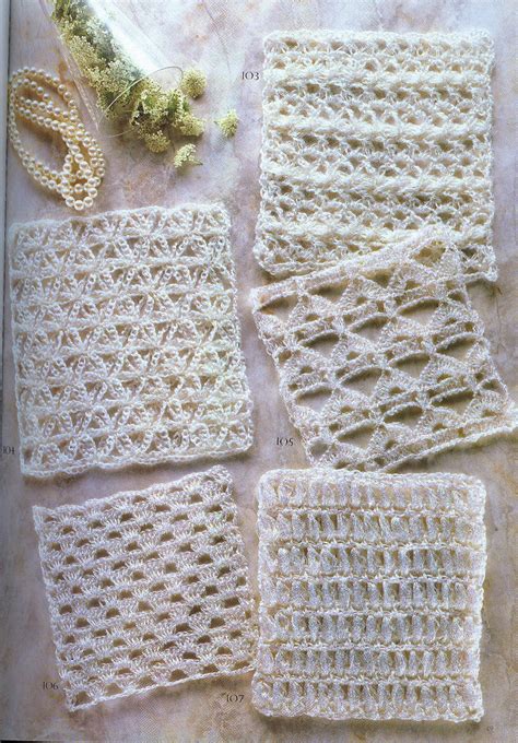 20 patrones de puntos crochet calados. Puntos en crochet calados - Imagui
