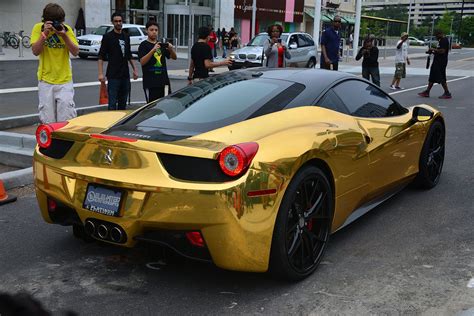 Ferrari Gold Cars Images Ferrari Mania