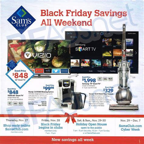 What Time Costco Opens On Black Friday 2014 - Black Friday 2014: Sam’s Club Black Friday Ad Scan