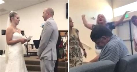 Moment Angry Mother In Law Interrupts Wedding As Bride Says Her Vows