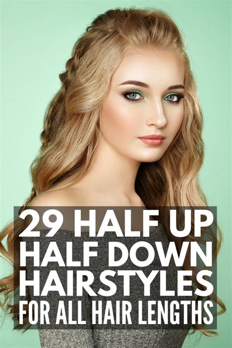 running late 29 half up half down hairstyles for lazy girls lazy girl hairstyles up hairdos