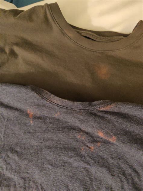 What Is This Rust Looking Stain On My Clothing Rwhatisthisthing