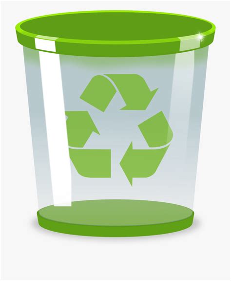 Graphic Free Garbage Bin Clipart Recycle Icon Vector Free