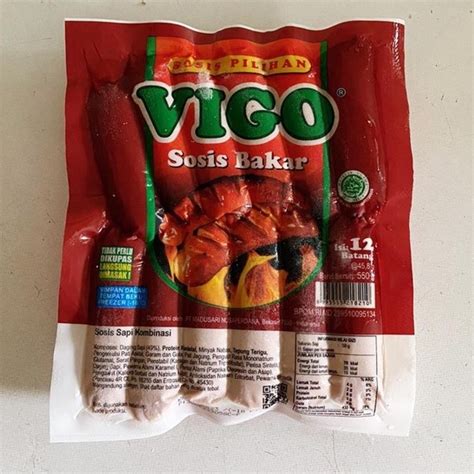 Jual Vigo Sosis Bakar Sapi Mini 12pcs 500gr Vigo Sosis Bakar Frozen