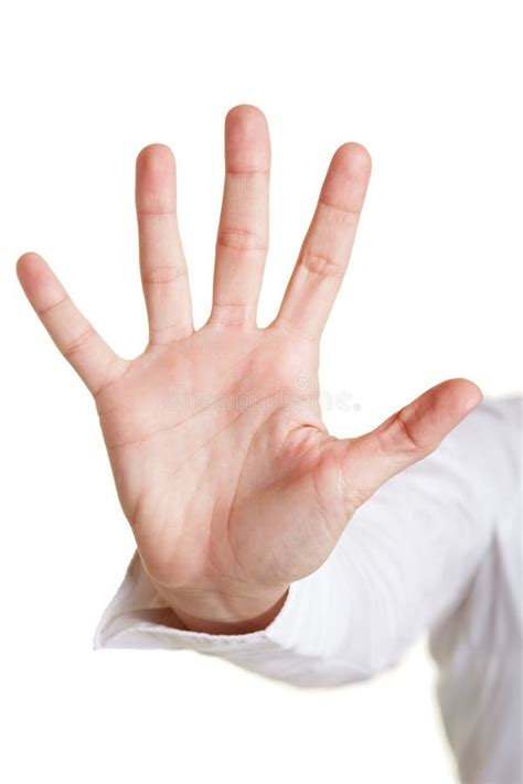 Five Fingers Of A Hand Stock Image Image Of Caucasian 20595463